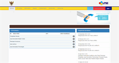 Desktop Screenshot of lpse.polsri.ac.id