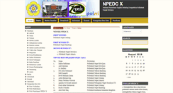 Desktop Screenshot of npedc.polsri.ac.id